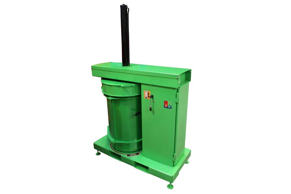 bag press in green